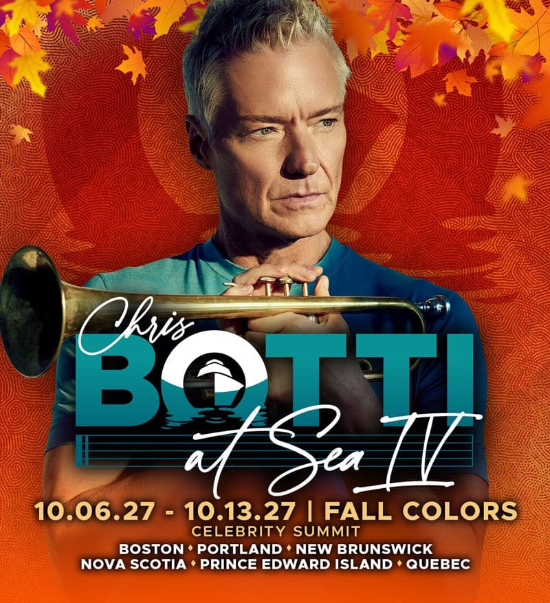 Chris Botti tour poster — 2026 & 2027